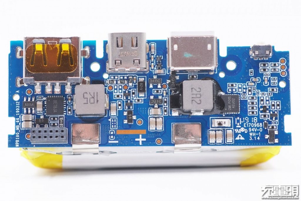 ZMI LevPower M10 Wireless Charging Power Bank (WPB100) Teardown Review-Chargerlab