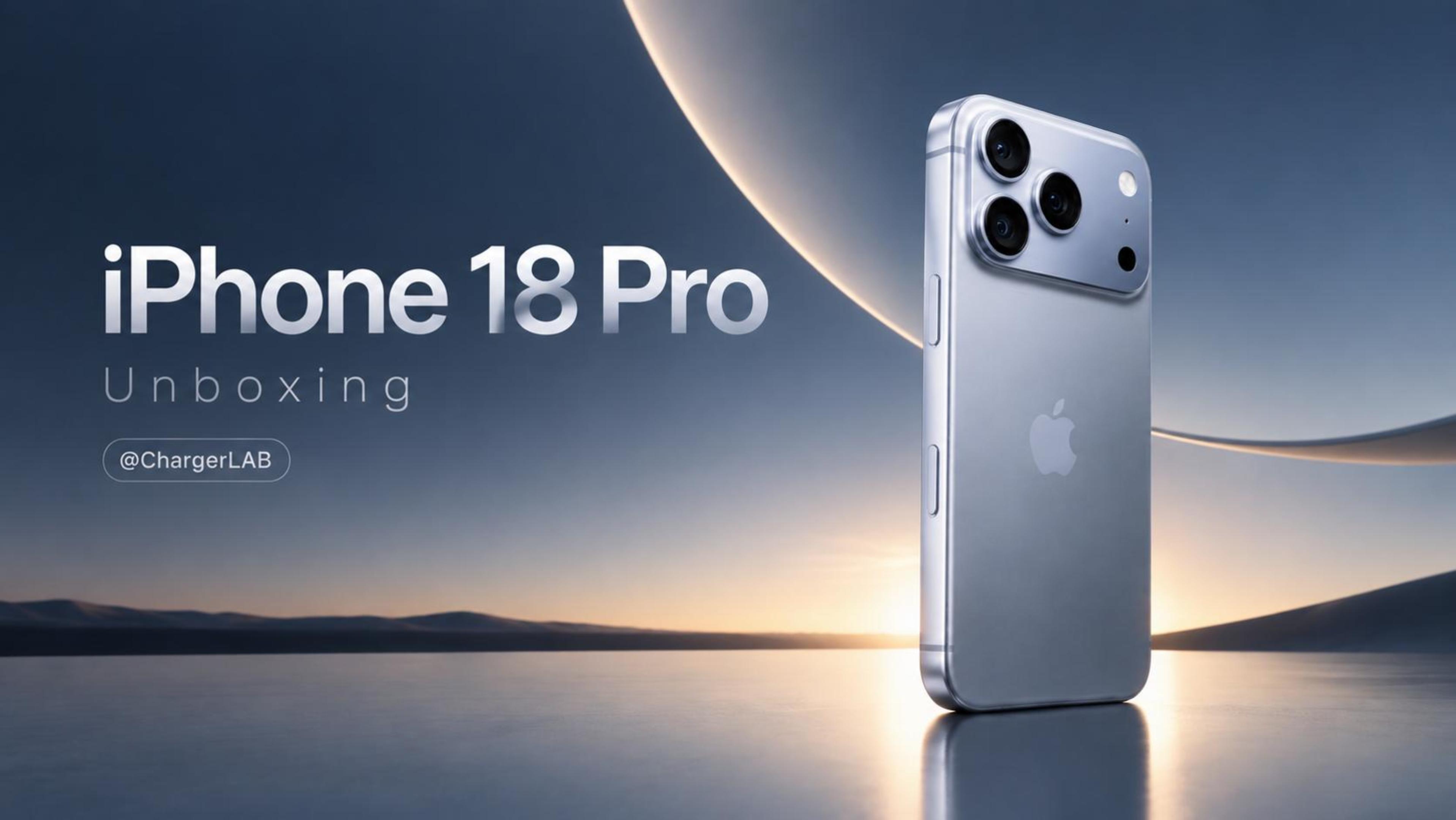 Unboxing of the iPhone 18 Pro - ChargerLAB - Chargers, Batteries, Cells ...