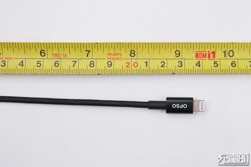 OPSO 20cm USB-C to Lightning Short Braided Cable Review: Perfect Companion for Power Banks-Chargerlab