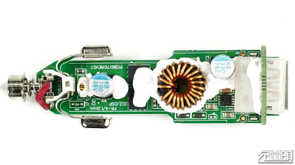 OPPO 50W SuperVOOC Car Charger CC001 Teardown-Chargerlab