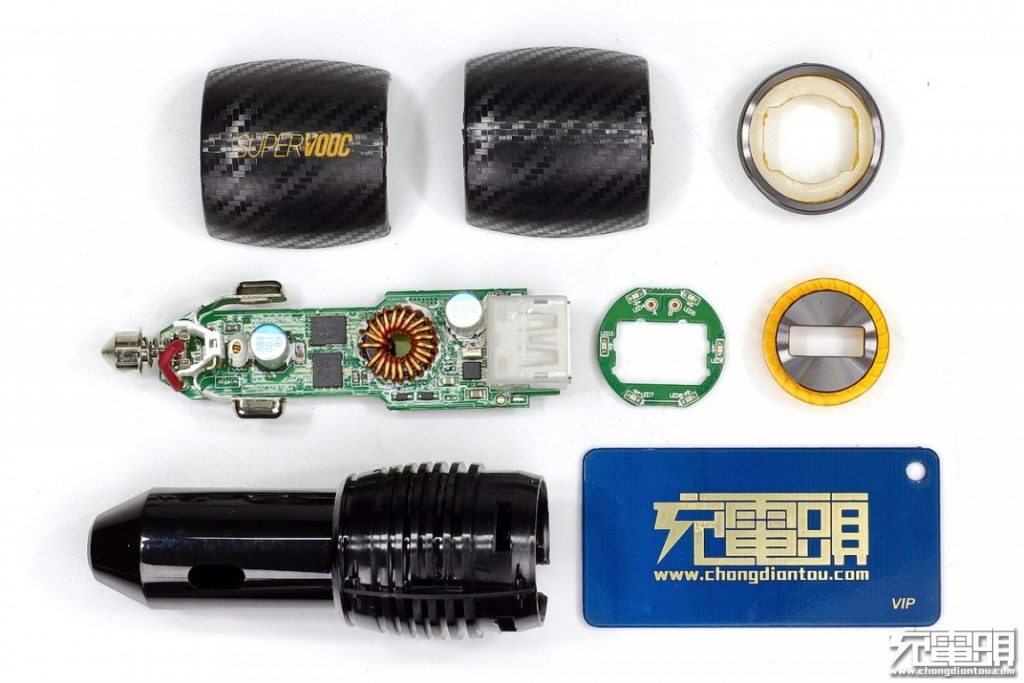 OPPO 50W SuperVOOC Car Charger CC001 Teardown-Chargerlab