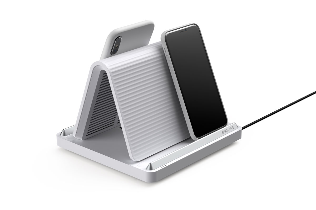 Spansive’s Source can Wirelessly Charge Four Phones with Thick Cases