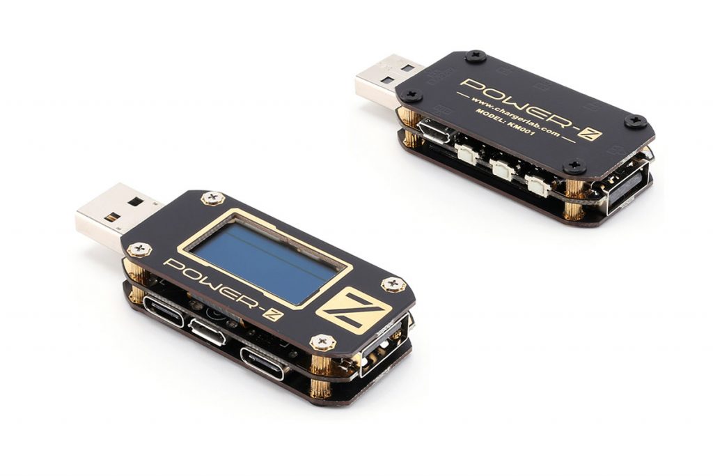 POWER-Z KM001 USB Power Tester Voltage Current Ripple Dual Type-C Meter-Chargerlab