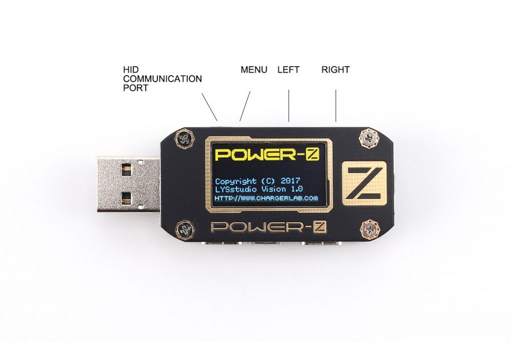 POWER-Z KM001 USB Power Tester Voltage Current Ripple Dual Type-C Meter-Chargerlab