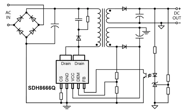 Silan Micro Launches SDH8666 Primary Side Controller with Built-in MOS: Reducing the Size of USB PD Chargers-Chargerlab