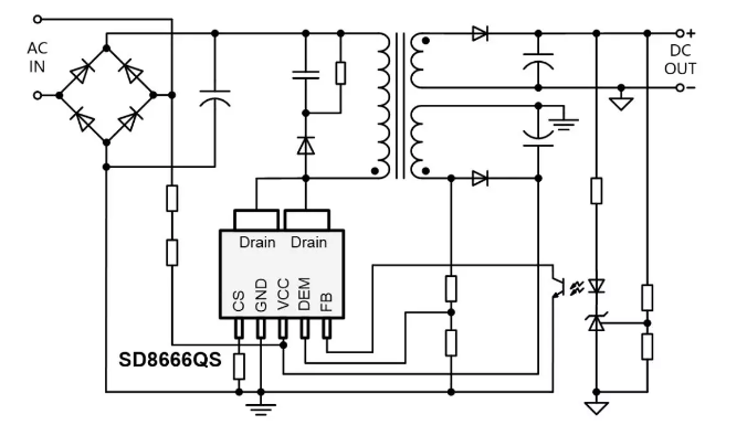Silan Micro Launches SDH8666 Primary Side Controller with Built-in MOS: Reducing the Size of USB PD Chargers-Chargerlab