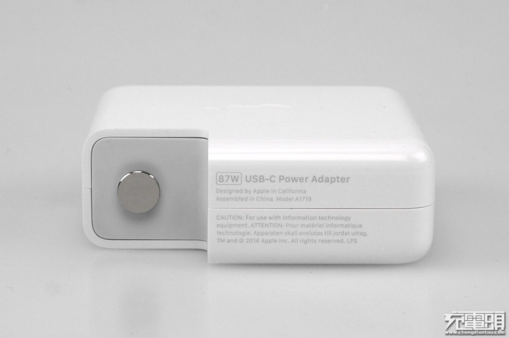 EXT Genuine OEM APPLE A1719 87W USB-C Power Adapter Charger For Macbook Pro 