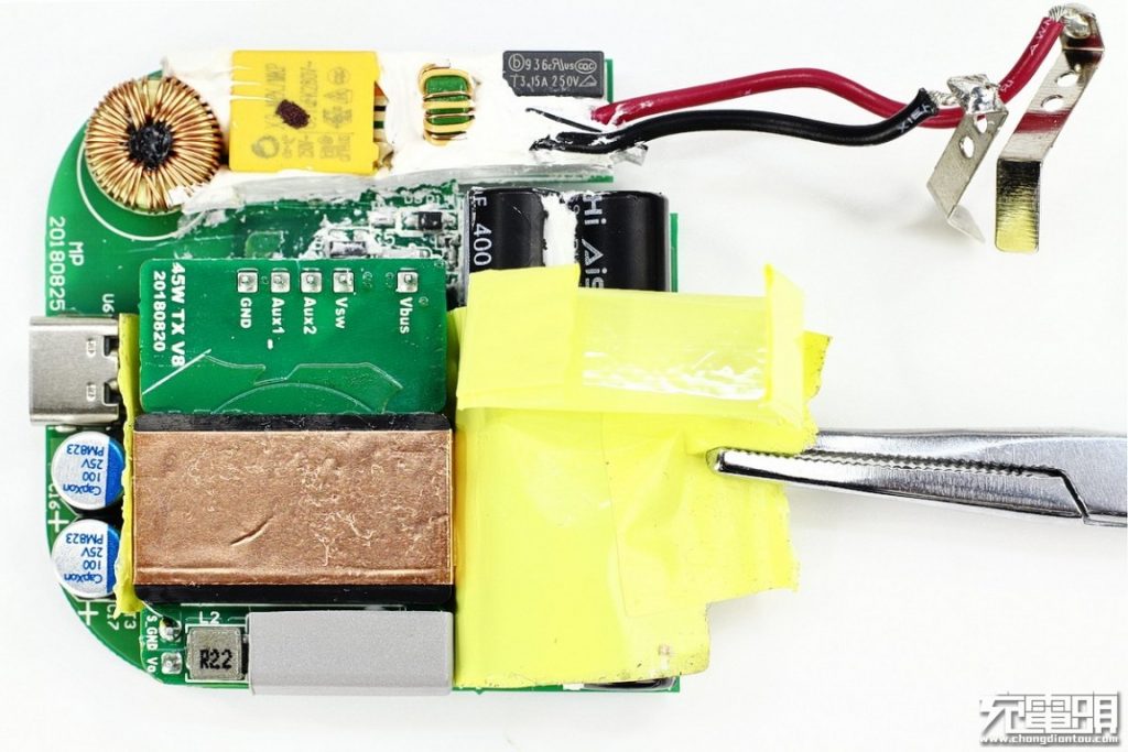 RAVPower 45W Ultrathin PD GaN Charger In-Depth Teardown Review-Chargerlab