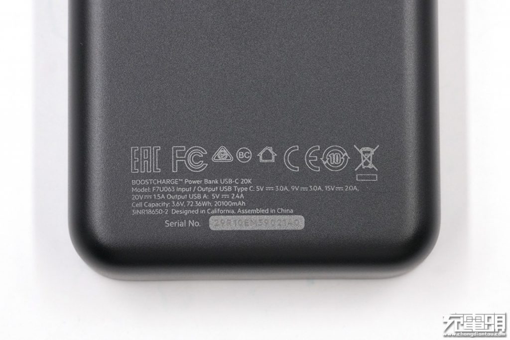 Belkin 30W BoostCharge Power Bank USB-C 20K Review-Chargerlab