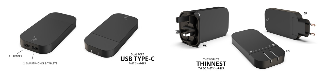 Mu Two Launched at Kickstarter as the World's Thinnest Global Charger ...
