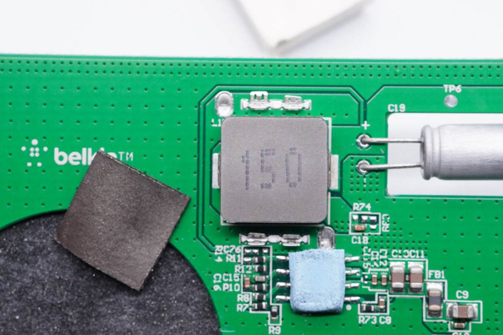 Teardown Report: Belkin MFM Certified Two-in-One 20W Wireless Charger-Chargerlab
