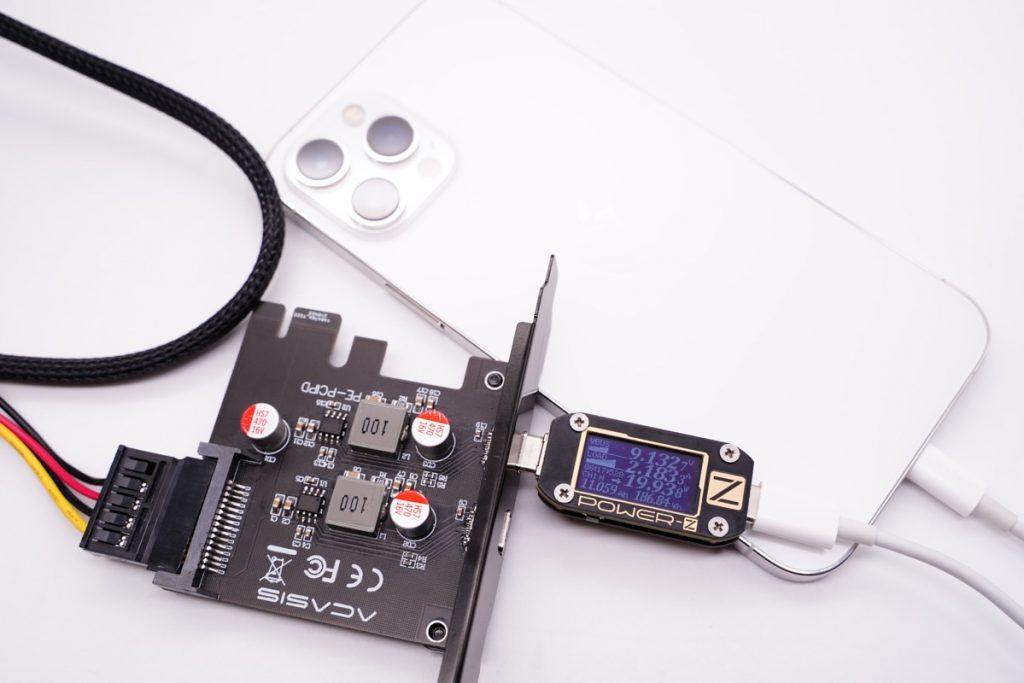 Review of ACASIS PCI-E Fast Charging Conversion Card - Hundreds of Millions of Chassis Support PD Fast Charging-Chargerlab