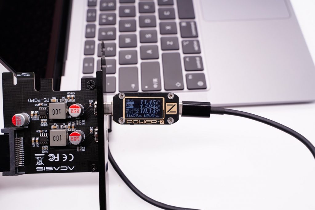 Review of ACASIS PCI-E Fast Charging Conversion Card - Hundreds of Millions of Chassis Support PD Fast Charging-Chargerlab