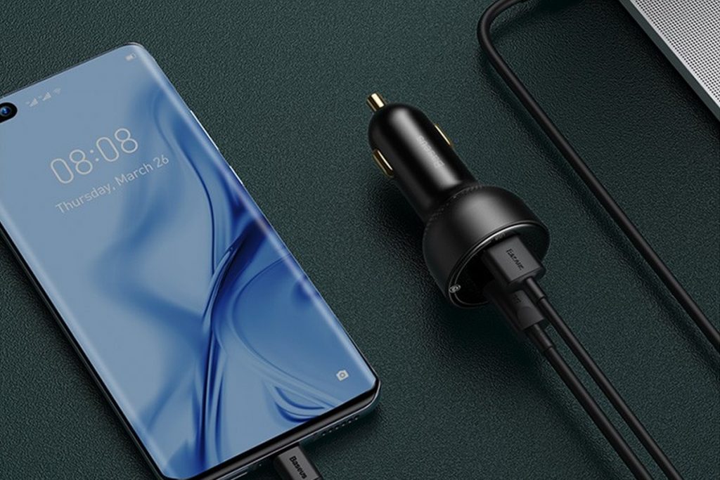 Baseus Launches 100W 1A1C Fast Car Charger, With Multi-function Power Display-Chargerlab