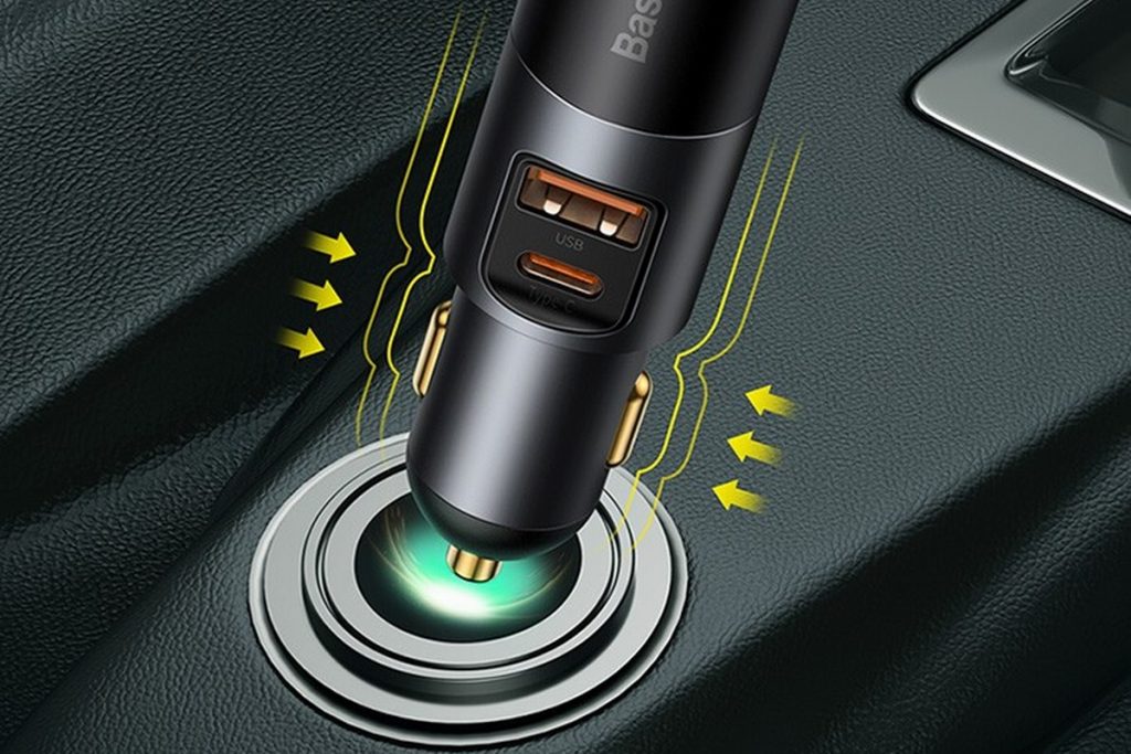 Baseus Launched 120W Car Charger With Expansion Port, Providing Additional Cigarette Lighters-Chargerlab