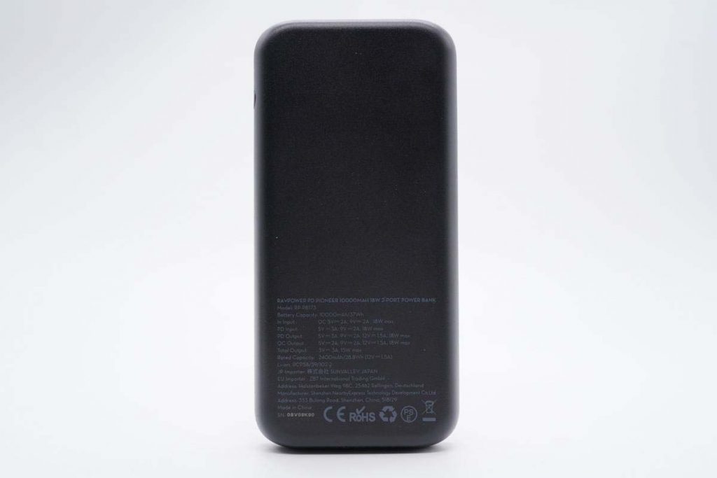 Teardown Report: RAVPower 10000mAh Power Bank, Supporting 18W Fast Charging-Chargerlab