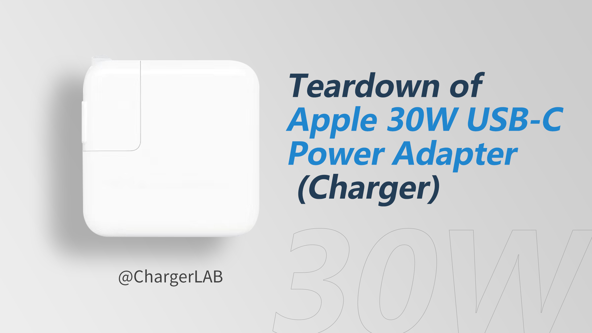Apple 30W USB-C Power Adapter A1882 With USB-C Type-C Charge Cable