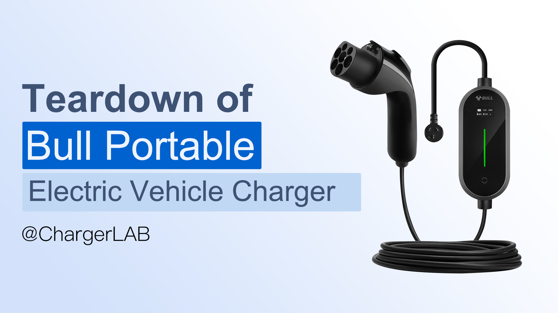 Teardown of Bull Portable Electric Vehicle Charger (Power Adapter