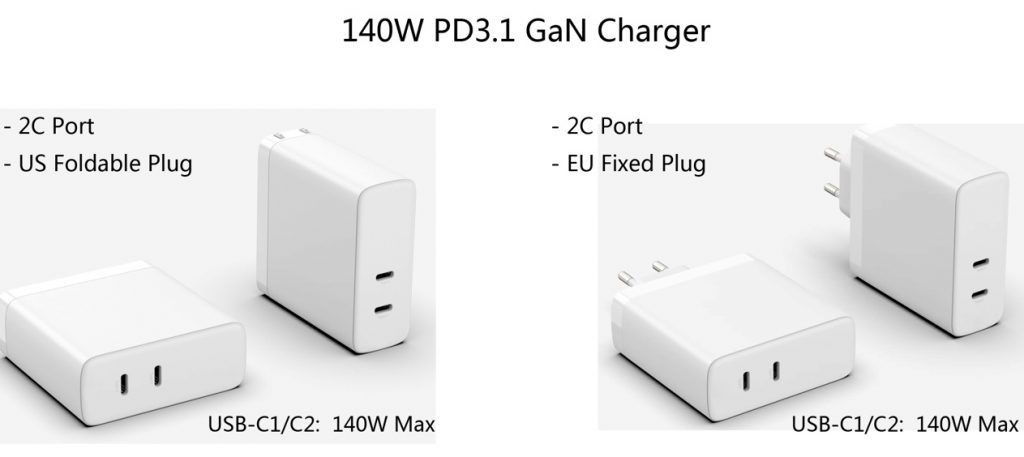 Xinspower Launched the First 140W Multi-Port PD 3.1 GaN Fast Charger-Chargerlab