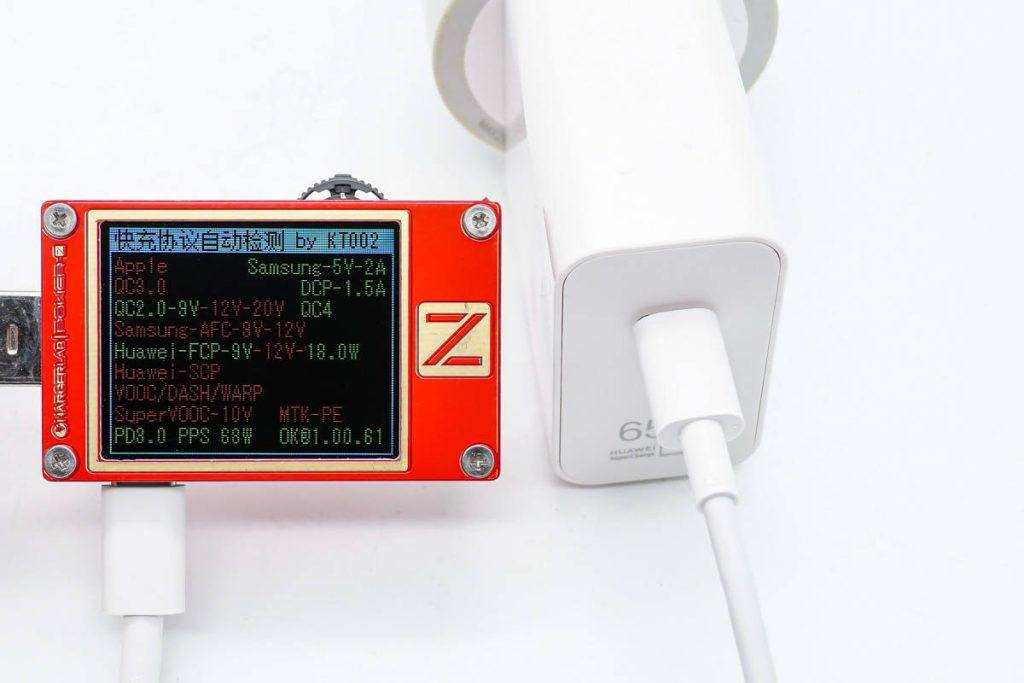 Review of Huawei HW-200325CP1 65W Charger(0.92W/cm³ Power Density)-Chargerlab