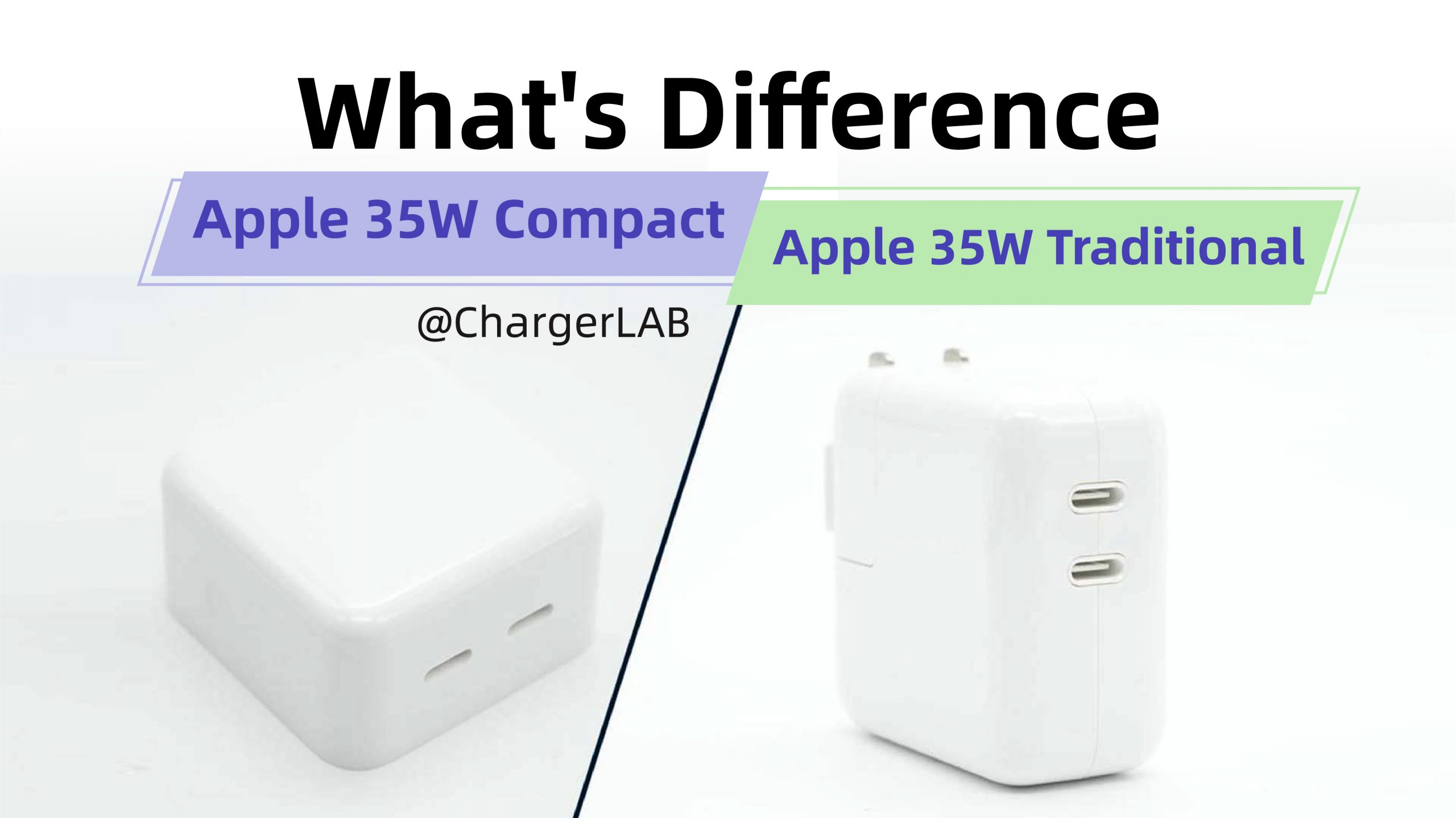 What's Difference Between Two Apple 35W Charger (Compact and