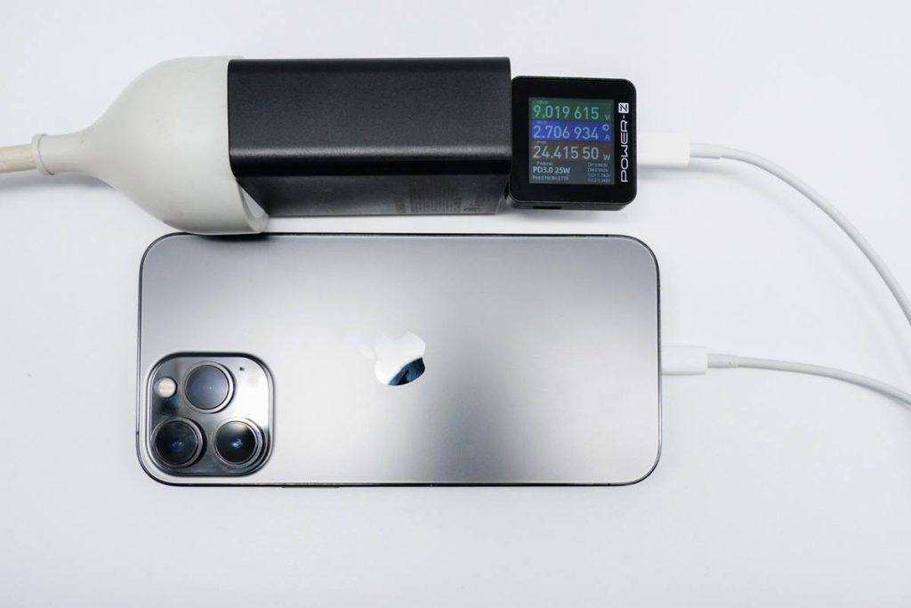 Power Distribution Review of Samsung 65W 2C1A Charger EP-T6530-Chargerlab