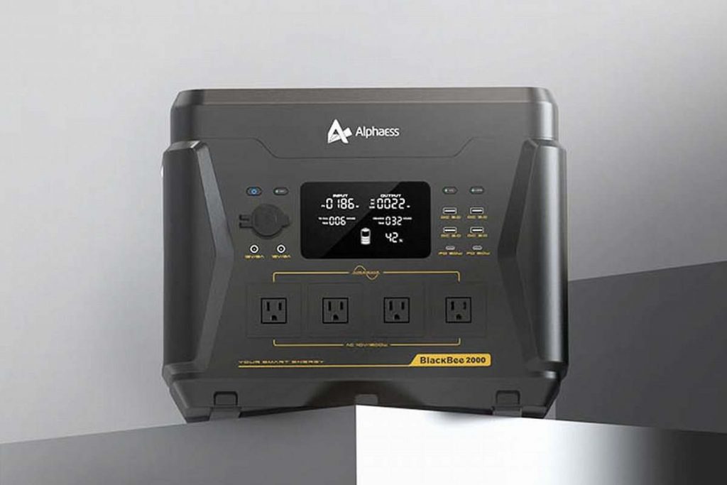 The New AlphaESS BLACKBEE 2000 Portable Power Station Is Coming Soon-Chargerlab