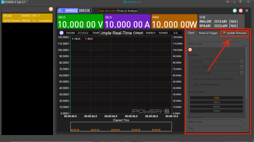 How to Update The Firmware of ChargerLAB POWER-Z KM002C PD3.1 Tester?-Chargerlab