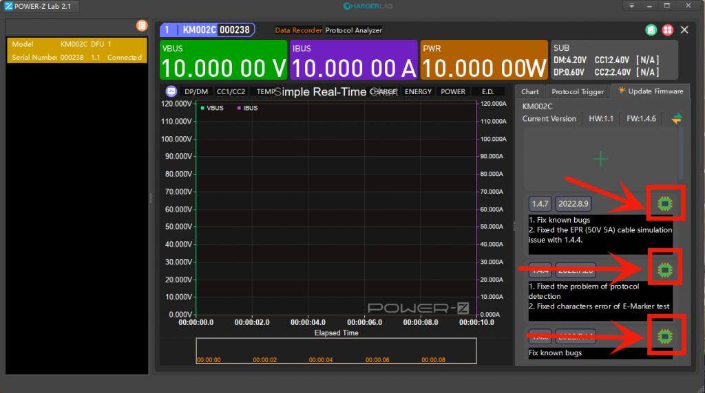 How to Update The Firmware of ChargerLAB POWER-Z KM002C PD3.1 Tester?-Chargerlab