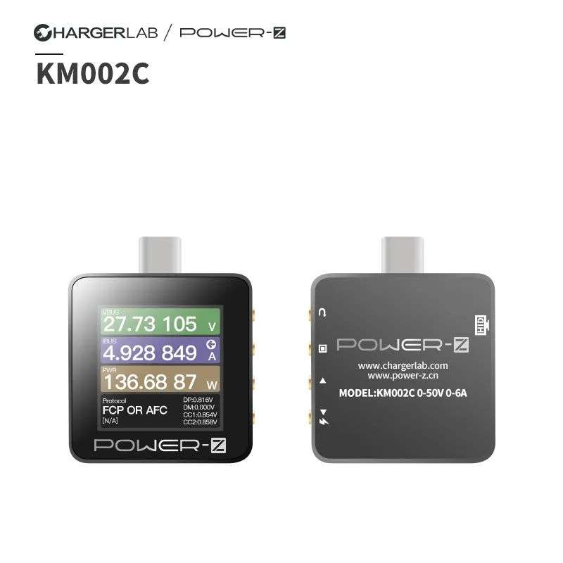 ChargerLAB POWER-Z KM002C PD3.1 Tester Adopts The TI INA228-Chargerlab