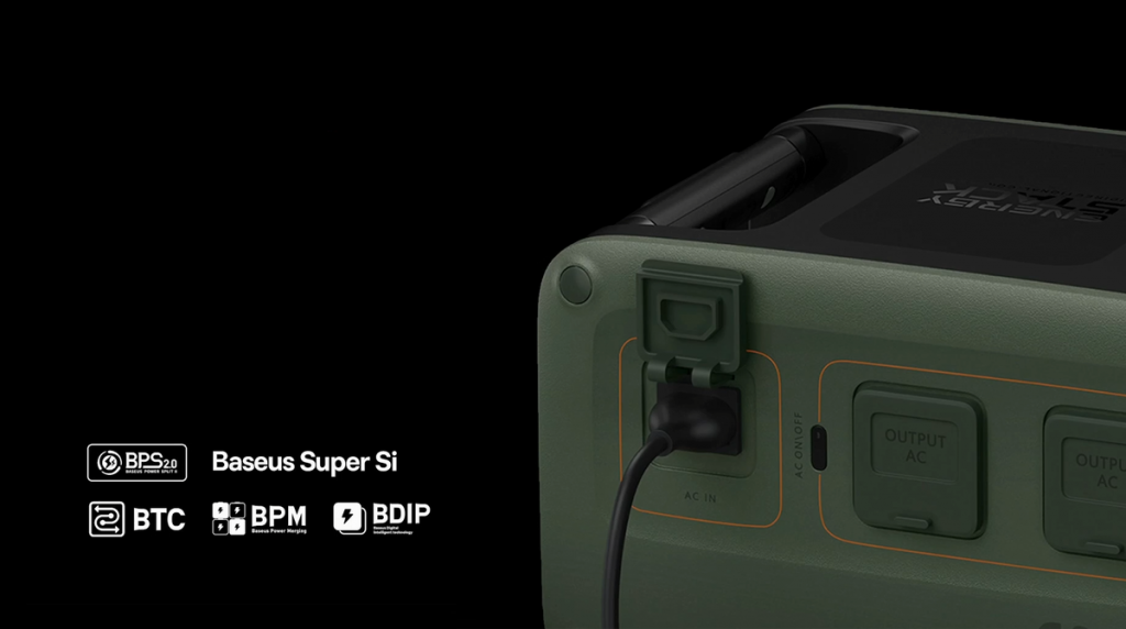 Up to 2400W丨 Baseus Launched 600W Portable Power Station with Digital Display (Parallel Operation)-Chargerlab