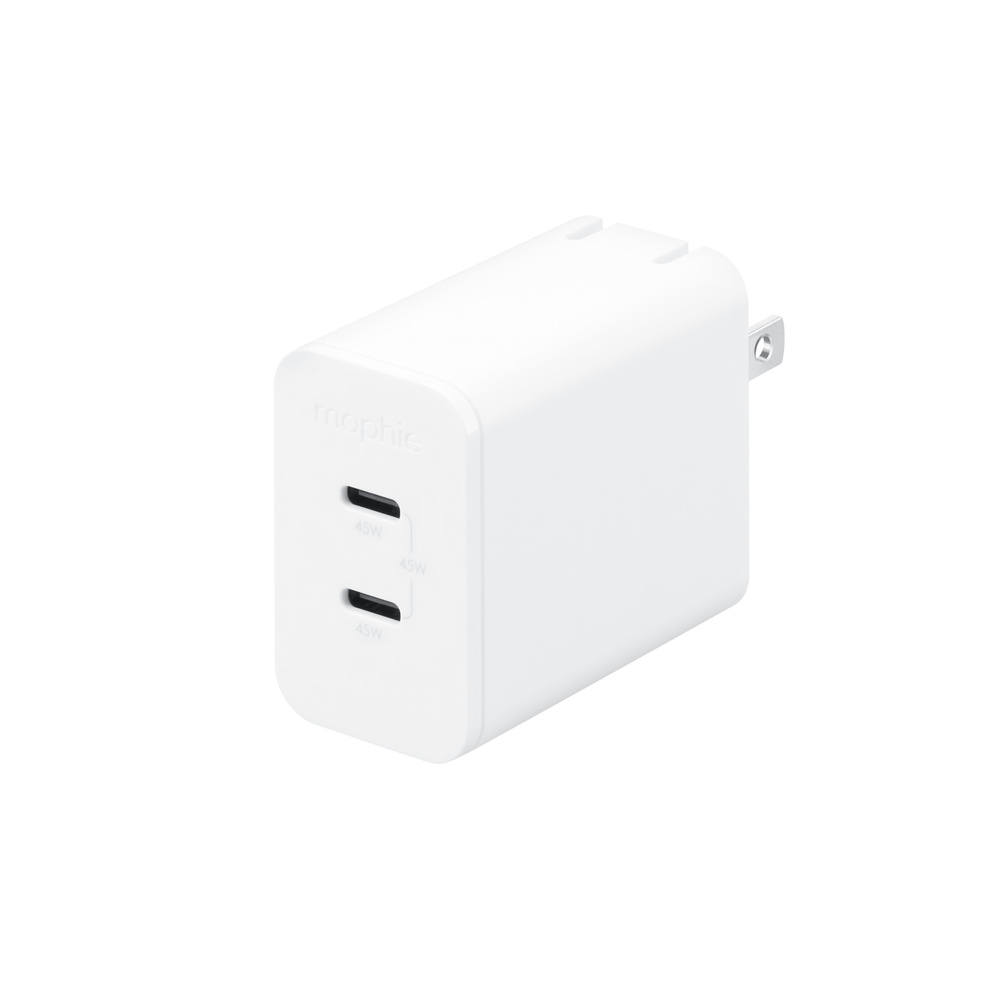 Small but powerful丨mophie launched a speedport 45 2-port GaN wall charger (45W)-Chargerlab