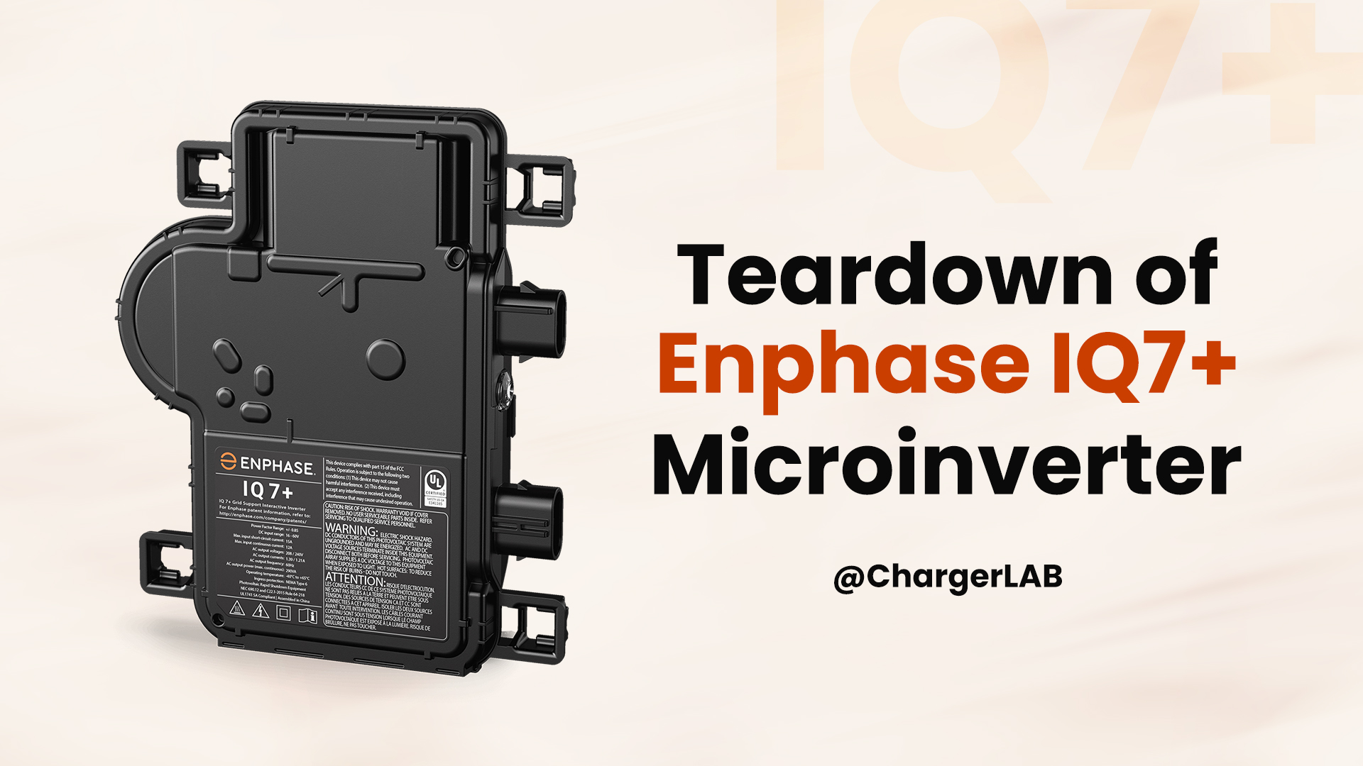 Teardown Of Enphase Iq7 Microinverter For Solar Energy Chargerlab Teardown Of Enphase Iq7 Microinverter For Solar Energy Chargerlab