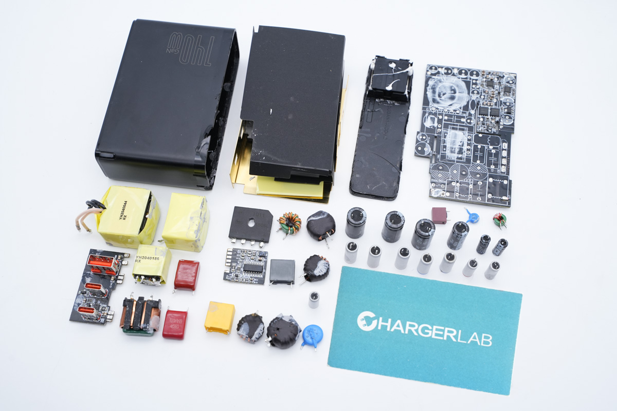 Teardown of Baseus 140W PD3.1 GaN Charger-Chargerlab