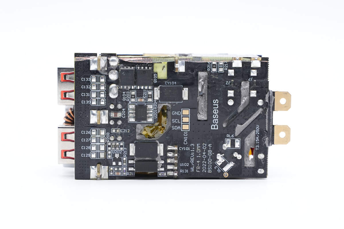Teardown of Baseus 100W GaN3 Pro Power Strip-Chargerlab