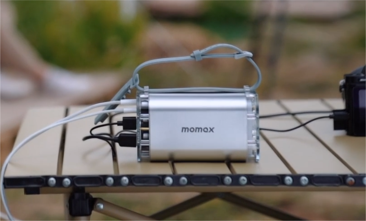 MOMAX iPower Stone Mini: Powerful and Portable Charging for Outdoor Adventures-Chargerlab