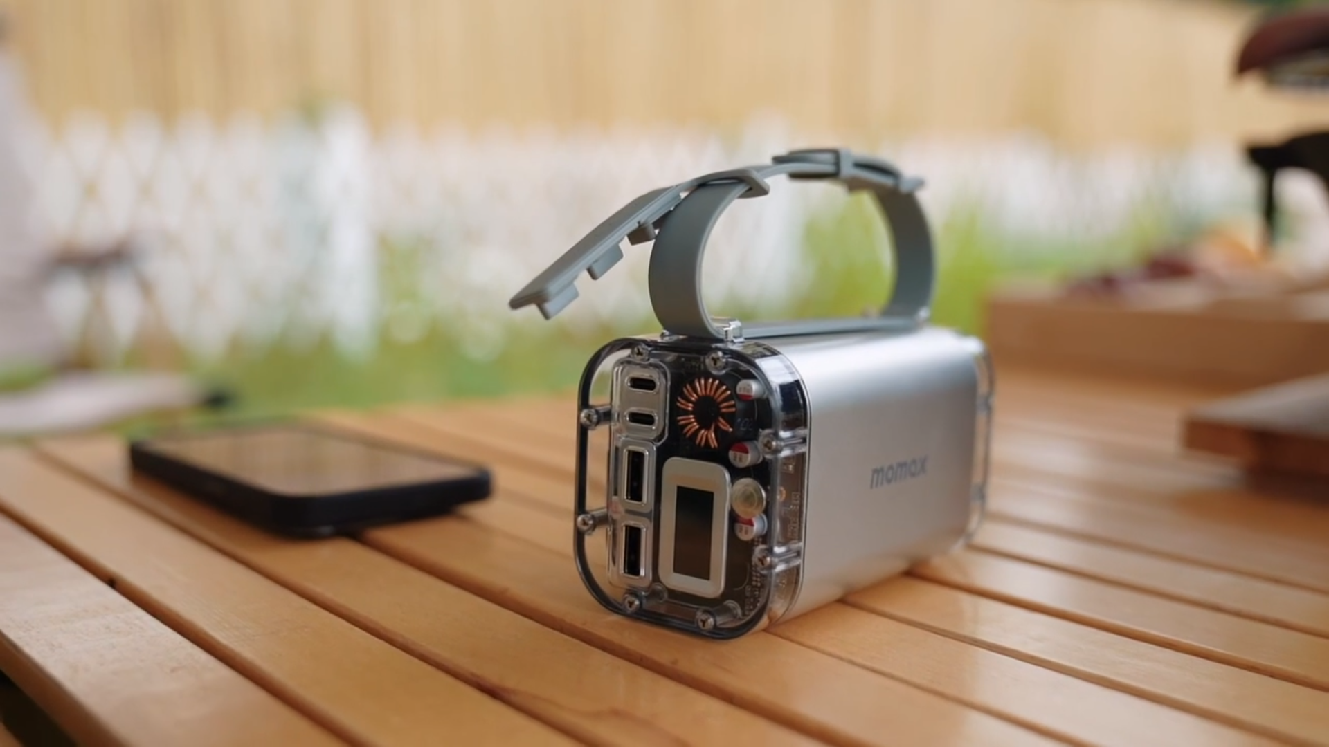 MOMAX iPower Stone Mini: Powerful and Portable Charging for Outdoor Adventures-Chargerlab