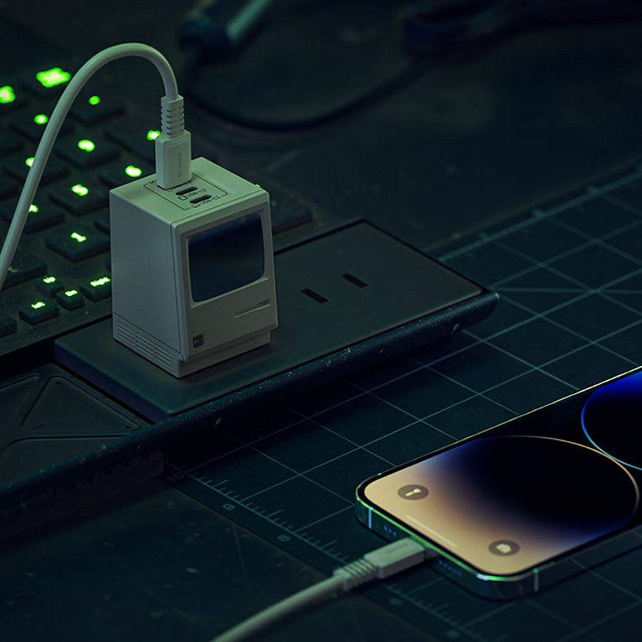 Shargeek Retro 67 Charger: Fast, Stylish, and Innovative Charging Solution for All Your Devices-Chargerlab