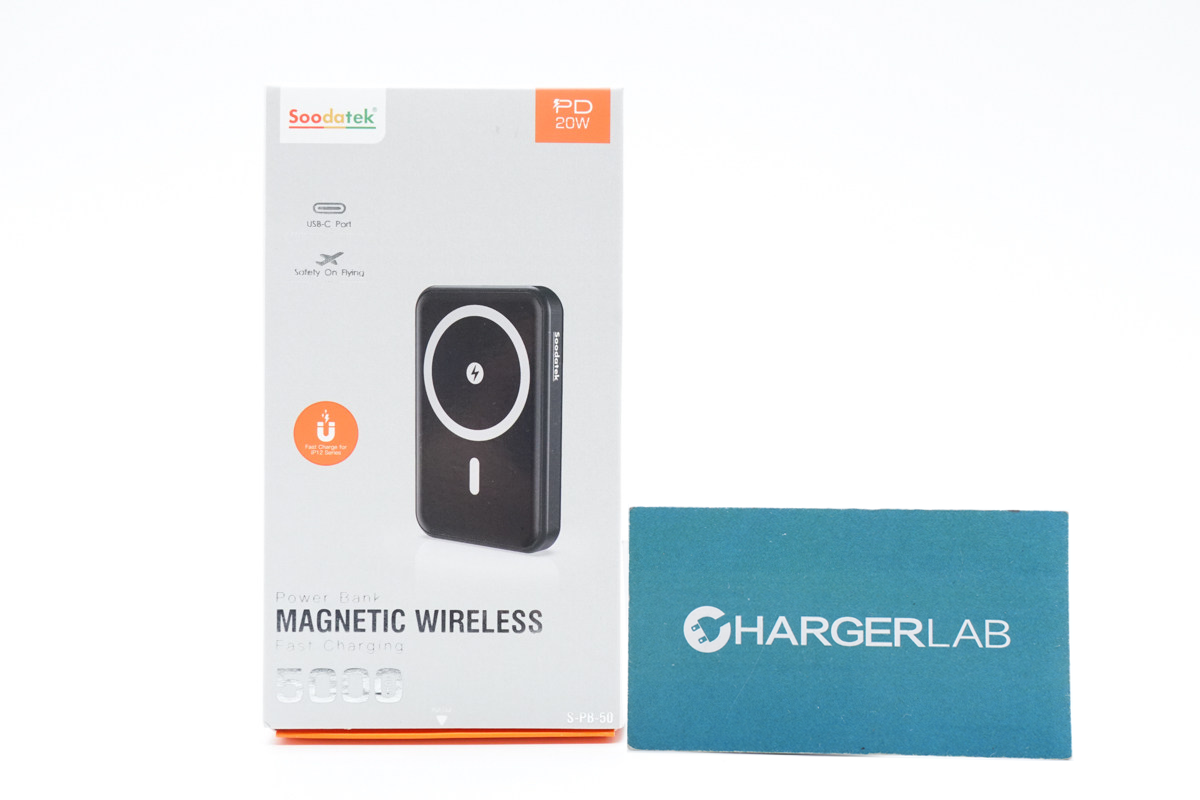Review of Soodatek 20W Magnetic Wireless Power Bank-Chargerlab