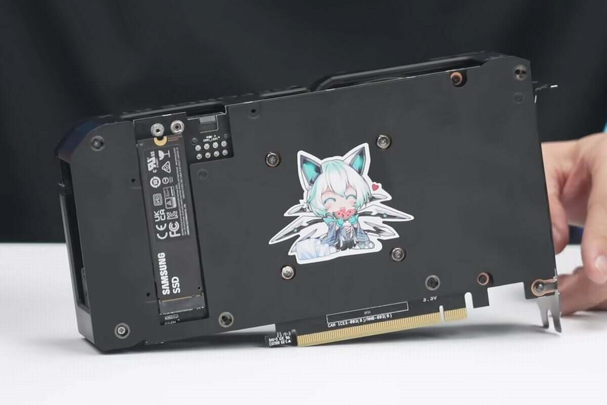 SSD Inside the GPU? Introducing the ASUS Concept Graphics Card With Integrated M.2 Slot-Chargerlab