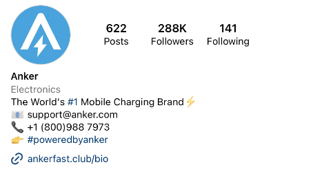 Top 10 Most-Followed Electronic Accessories Brands on Instagram in June 2023-Chargerlab