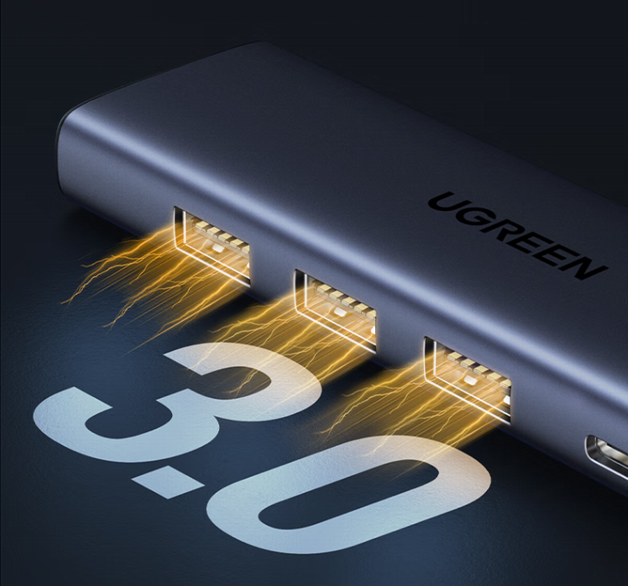 Power and Connectivity in One: UGREEN 5-in-1 USB-C Docking Station-Chargerlab