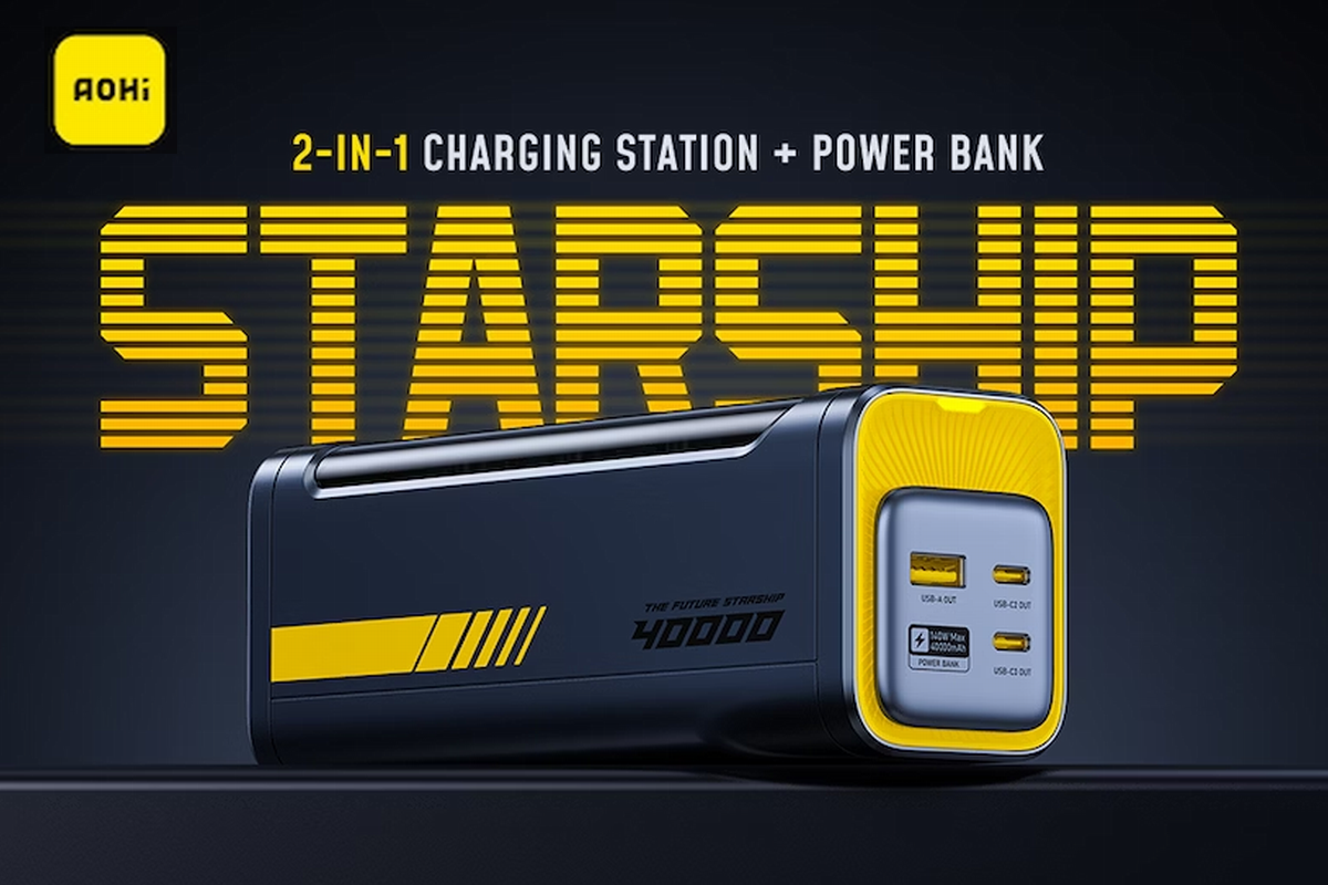 AOHi STARSHIP PD3.1: The Ultimate Power Bank with 40000mAh Capacity-Chargerlab