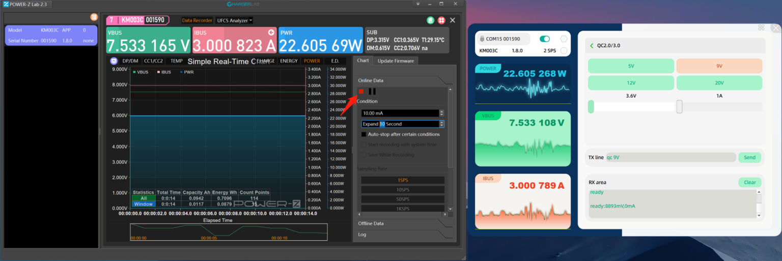 Protocol Trigger Module on PC | The New Update of POWER-Z KM003C/2C ...