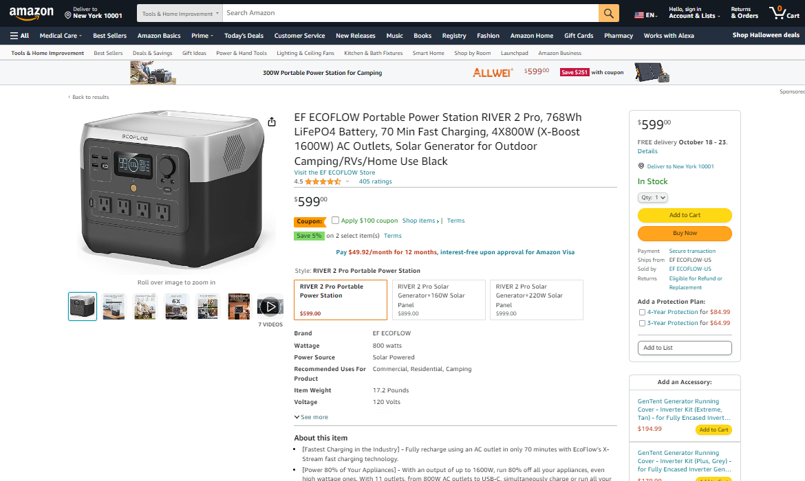ECOFLOW's RIVER 2 Power Station hits one of the best prices of 2023 at $179  (Reg. $289), more
