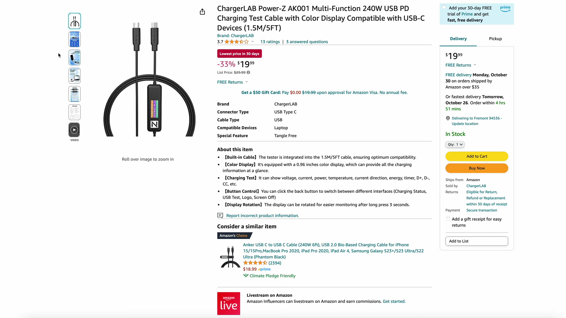 Discount is HERE | ChargerLAB POWER-Z AK001 Now Supports iPhone 15 Series-Chargerlab