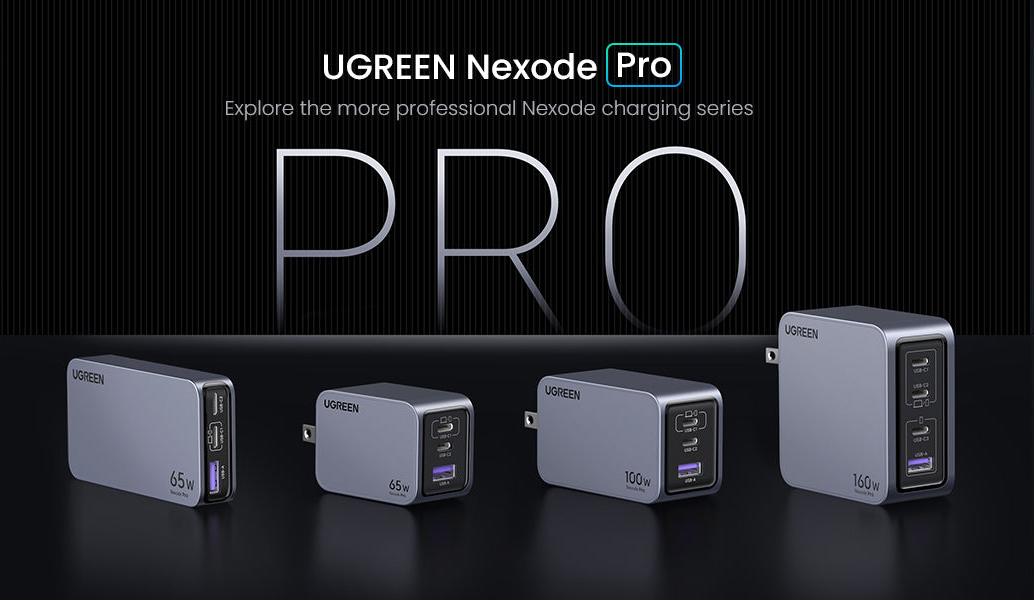 Smaller, Faster, Better  Meet the UGREEN Nexode Pro 100W 3-in-1 GaN Charger  - Chargerlab