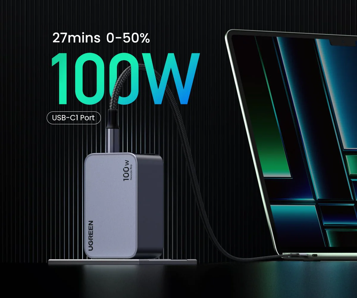 Smaller, Faster, Better | Meet the UGREEN Nexode Pro 100W 3-in-1 GaN Charger-Chargerlab