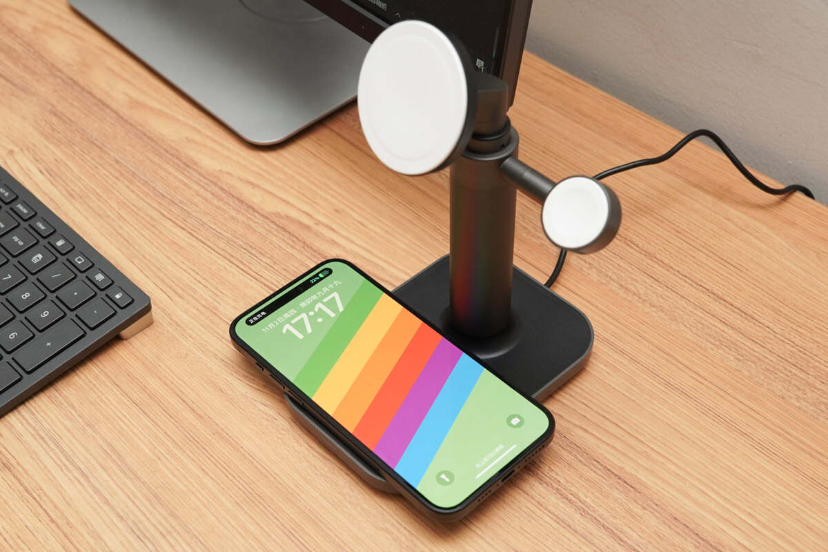 Charging Review of Mophie 3-in-1 MagSafe Wireless Charging Stand-Chargerlab