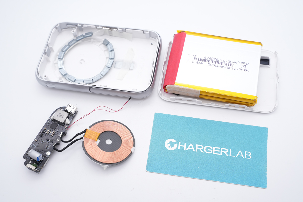 Teardown of IDMIX Q10 Pro 15W Magnetic Wireless Charging Power Bank with Stand-Chargerlab